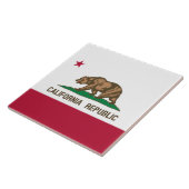 Carreau Drapeau de l'ours de Californie : État de Cali Gol (Côté)