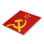 Carreau Drapeau de l'URSS - Drapeau de l'Union soviétique (Côté)