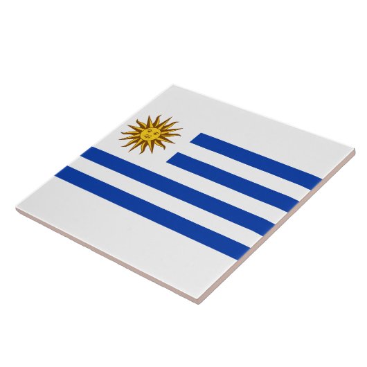 Carreau Drapeau de l'Uruguay (Côté)