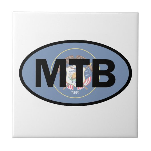 Carreau Drapeau de l'Utah VTT (Devant)