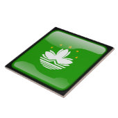 Carreau Drapeau de Macao (Côté)