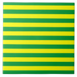 Carreau Drapeau de Macao rayures de la campagne symbole ve<br><div class="desc">Drapeau de Macao rayures de pays symbole vert jaune</div>