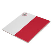 Carreau Drapeau de Malte (Côté)
