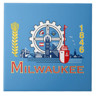 Carreau Drapeau de Milwaukee (Wisconsin)