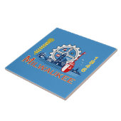 Carreau Drapeau de Milwaukee (Wisconsin) (Côté)