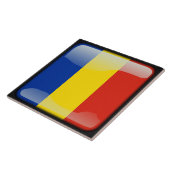 Carreau Drapeau de Moldavie (Côté)