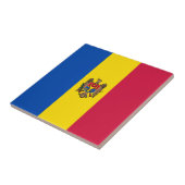 Carreau Drapeau de Moldavie (Côté)