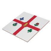 Carreau Drapeau de Montréal (Québec, Canada) (Côté)