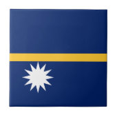 Carreau Drapeau de Nauru (Devant)