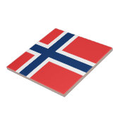 Carreau Drapeau de Norvège (Côté)