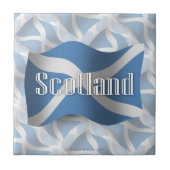 Carreau Drapeau de ondulation de l'Ecosse (Devant)