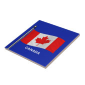 Carreau Drapeau de ondulation du Canada (Côté)