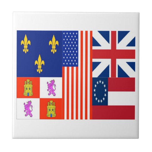 Carreau Drapeau de Pensacola (Devant)