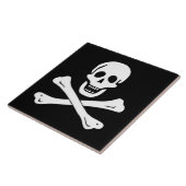CARREAU DRAPEAU DE PIRATE ET DE BONNES (Côté)