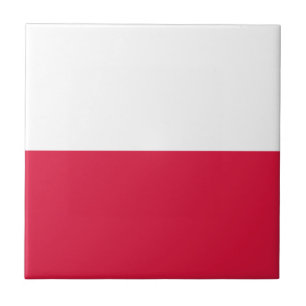 Carreau Drapeau de Pologne Carrelage en céramique