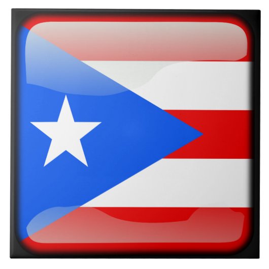 Carreau Drapeau de Porto Rico (Devant)