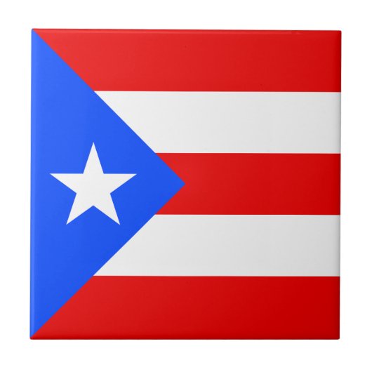Carreau Drapeau de Porto Rico (Devant)
