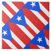 Carreau Drapeau de Porto Rico (Devant)