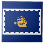 Carreau Drapeau de Québec (Québec, Canada) (Devant)