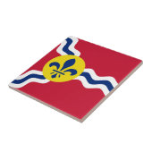 Carreau Drapeau de Saint-Louis, Missouri (Côté)