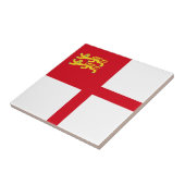 Carreau Drapeau de Sercq (Côté)