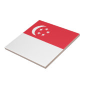 Carreau Drapeau de Singapour (Côté)