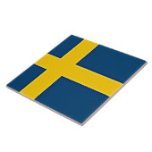 Carreau Drapeau de Suède (Côté)