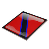 Carreau Drapeau de Trinité-et-Tobago (Côté)