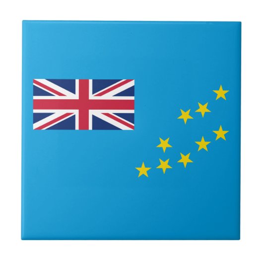 Carreau Drapeau de Tuvalu (Devant)