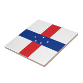 Carreau Drapeau des Antilles néerlandaises (Côté)