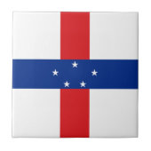 Carreau Drapeau des Antilles Pays-Bas (Devant)