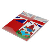 Carreau Drapeau des Bermudes (Côté)