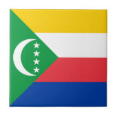 Carreau Drapeau des Comores (Devant)
