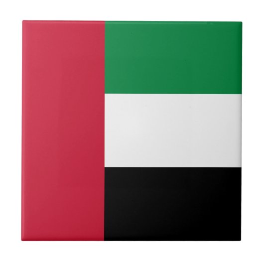 Carreau Drapeau des Émirats arabes unis (Devant)