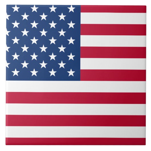 Carreau Drapeau des États-Unis (Devant)