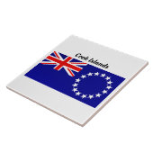 Carreau Drapeau des Îles Cook (Côté)
