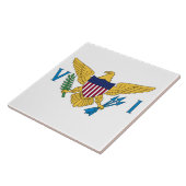 Carreau Drapeau des îles Vierges américaines (Côté)