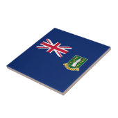 Carreau Drapeau des îles Vierges britanniques (Côté)