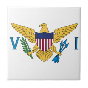 Carreau Drapeau des Îles Vierges des États-Unis