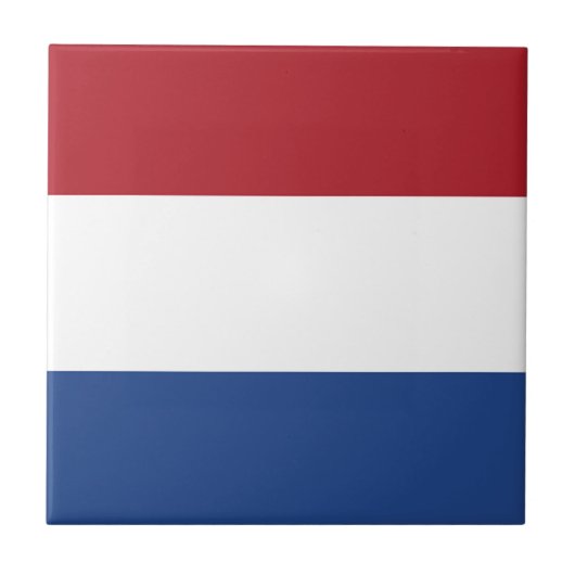 Carreau Drapeau des Pays-Bas (Devant)
