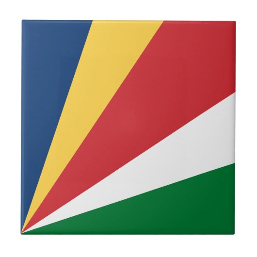 Carreau Drapeau des Seychelles (Devant)