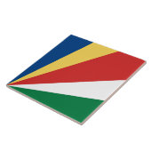 Carreau Drapeau des Seychelles (Côté)