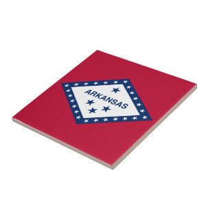 Carreau Drapeau d'État de l'Arkansas
