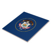 Carreau Drapeau d'État de l'Utah (Côté)