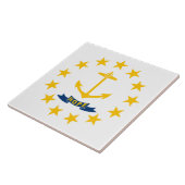 Carreau Drapeau d'État de Rhode Island (Côté)