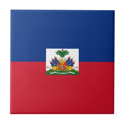Carreau Drapeau d'Haïti (Devant)