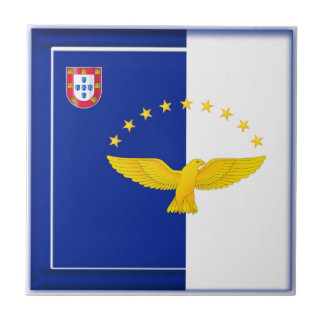 Carreau Drapeau d'îles des Açores