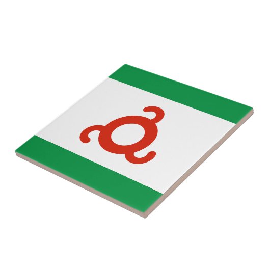 Carreau Drapeau d'Ingouchie (Côté)