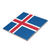 Carreau Drapeau d'Islande (Côté)