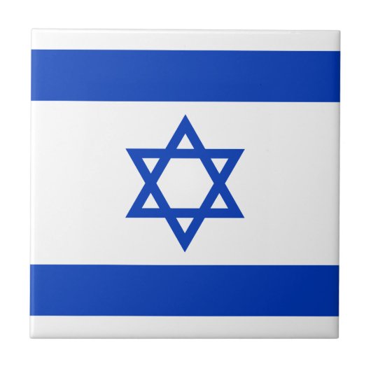 Carreau Drapeau d'Israël (Devant)